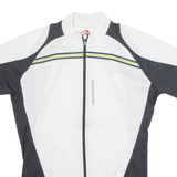 CROSSWAVE Cycling Mens Jersey White 1/4 Zip M