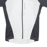 CROSSWAVE Cycling Mens Jersey White 1/4 Zip M