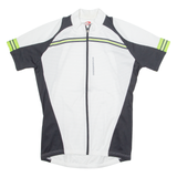 CROSSWAVE Cycling Mens Jersey White 1/4 Zip M