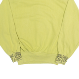Mens Sweatshirt Green High Neck 90s S