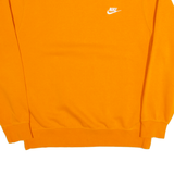 NIKE Oversized Womens Sweatshirt Orange S