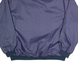 FORRESTER'S Check Training Mens Sweatshirt Blue V-Neck 90s L