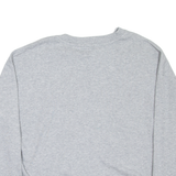 CALVIN KLEIN Womens Sweatshirt Grey V-Neck L