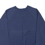 HANES Womens Sweatshirt Blue L