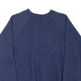 HANES Womens Sweatshirt Blue L