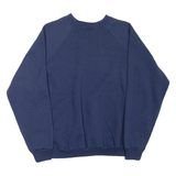 HANES Womens Sweatshirt Blue L