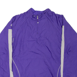 MAJESTIC Training Mens Sweatshirt Purple 1/4 Zip M