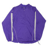 MAJESTIC Training Mens Sweatshirt Purple 1/4 Zip M