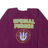 HANES Special Forces Mens Sweatshirt Purple 90s USA XL