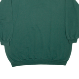 VENEZIA JEANS Womens Sweatshirt Green 90s XL