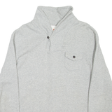 LEVI'S Mens Sweatshirt Grey Collared L