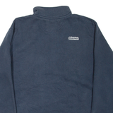 CARHARTT Loose Fit Mens Sweatshirt Blue 1/4 Zip XL