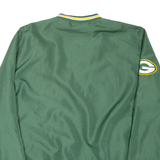 NFL Green Bay Packers Training Mens Sweatshirt Green V-Neck USA 2XL