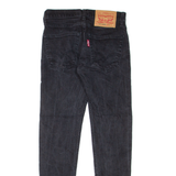 LEVI'S 512 Lo-Ball Mens Jeans Black Slim Tapered W29 L31
