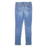 ROBERTO CAVALLI Womens Jeans Blue Slim Skinny Stone Wash W28 L30