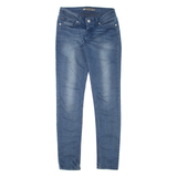 LEVI'S Low Rise Womens Jeans Blue Slim Skinny Stone Wash W26 L30