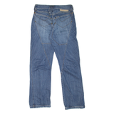 MFL Womens Jeans Blue Relaxed Straight Stone Wash W32 L32