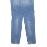 DIESEL Bathilda Distressed Womens Jeans Blue Slim Skinny Stone Wash W28 L30