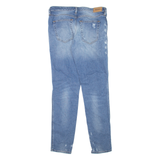 DIESEL Bathilda Distressed Womens Jeans Blue Slim Skinny Stone Wash W28 L30