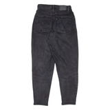 LEVI'S High Waisted Womens Jeans Grey Regular Mom W26 L27