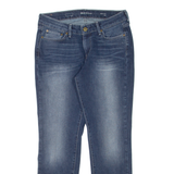 LEVI'S Classic Rise Womens Jeans Blue Slim Straight Stone Wash W28 L27