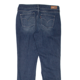 LEVI'S Classic Rise Womens Jeans Blue Slim Straight Stone Wash W28 L27