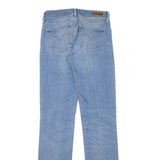 LEVI'S Modern Rise Womens Jeans Blue Regular Straight Stone Wash W24 L32