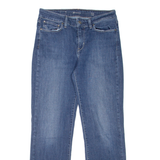 LEVI'S Mid Rise Womens Jeans Blue Regular Straight Stone Wash W28 L26