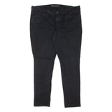 LEVI'S Modern Rise Womens Jeans Black Slim Skinny W33 L29