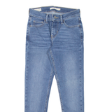 LEVI'S 710 BIG E Womens Jeans Blue Slim Skinny Stone Wash W25 L25