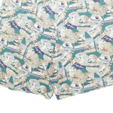 CHARTER CLUB Mens Casual Shorts Green Crazy Pattern S W30