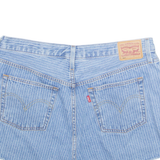 LEVI'S 501 Cut Off Womens Denim Shorts Blue Slim M W34