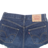 LEVI'S Cut Off 527 Womens Denim Shorts Blue Slim M W29