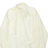 AXOTICS Mens Plain Shirt Yellow Long Sleeve L