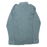 LIBERO Mens Plain Shirt Blue Long Sleeve M