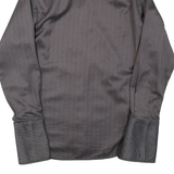 TED BAKER Endurance Mens Formal Shirt Grey Chevron Long Sleeve M