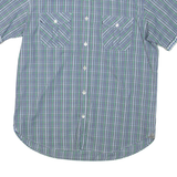 TED BAKER Mens Shirt Blue Check L