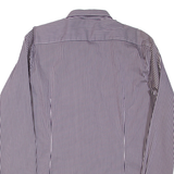 TED BAKER Mens Shirt Purple Striped Long Sleeve M