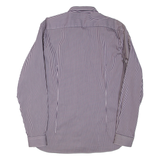 TED BAKER Mens Shirt Purple Striped Long Sleeve M