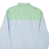 TOMMY HILFIGER New York Fit Mens Plain Shirt Blue Long Sleeve XL