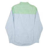 TOMMY HILFIGER New York Fit Mens Plain Shirt Blue Long Sleeve XL