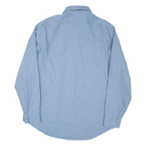 CALVIN KLEIN Slim Fit Stretch Mens Shirt Blue Long Sleeve XL