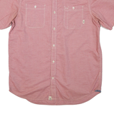 VANS Mens Shirt Red Striped M