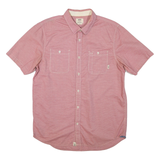 VANS Mens Shirt Red Striped M