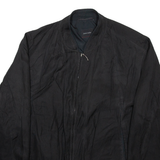 PIERRE CARDIN Mens Lined Jacket Black Silk M