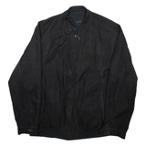 PIERRE CARDIN Mens Lined Jacket Black Silk M