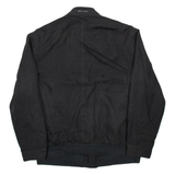 PIERRE CARDIN Mens Lined Jacket Black Silk M