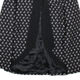 BUGATTI Womens Overcoat Jacket Black Wool Floral M
