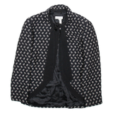 BUGATTI Womens Overcoat Jacket Black Wool Floral M