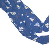FAT FACE Womens Jumpsuit Blue Floral Straight UK 6